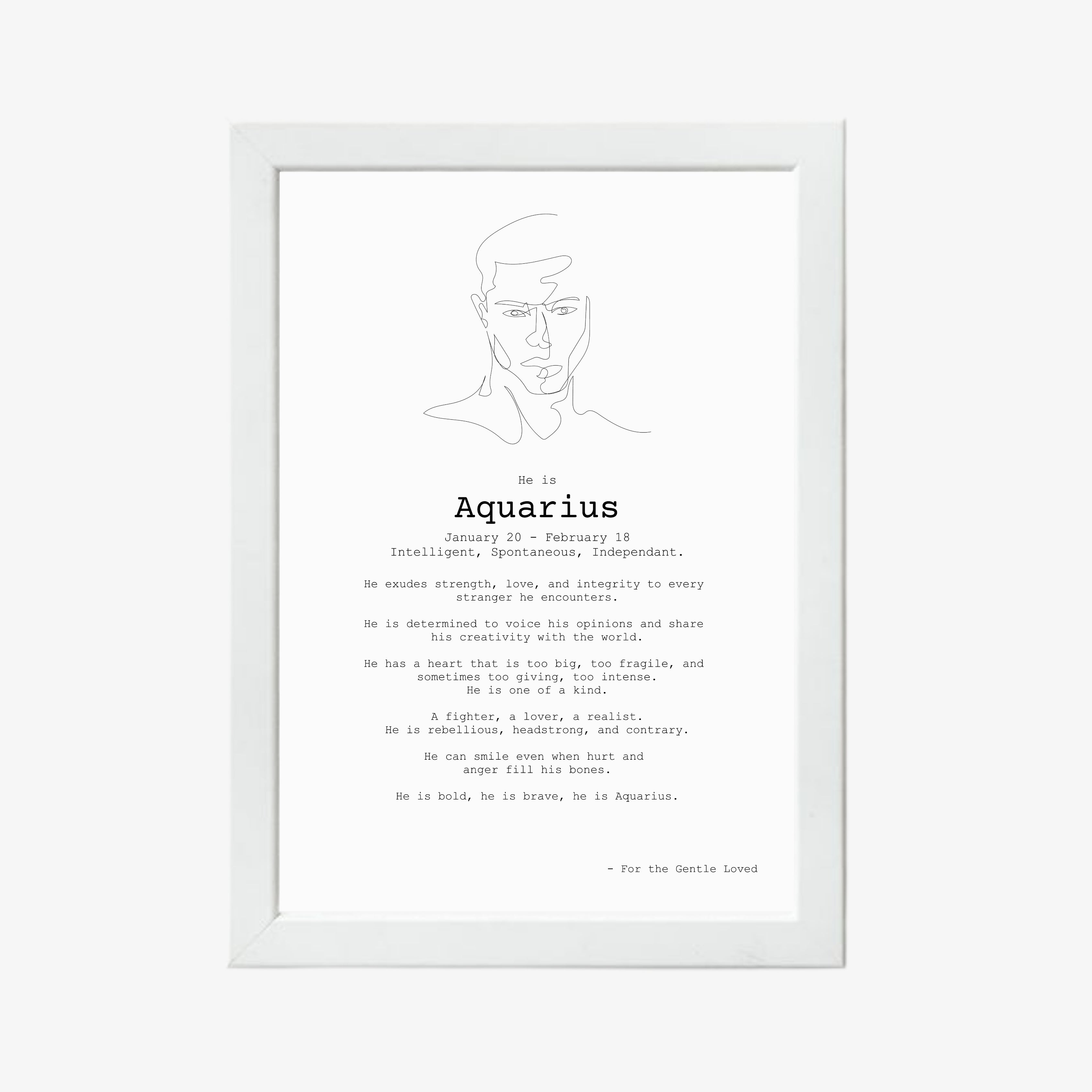 He Is Aquarius
