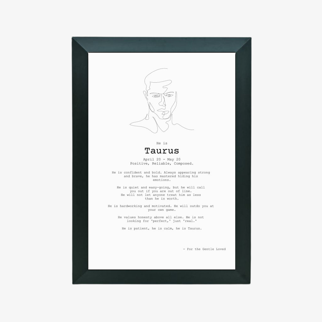He Is Taurus