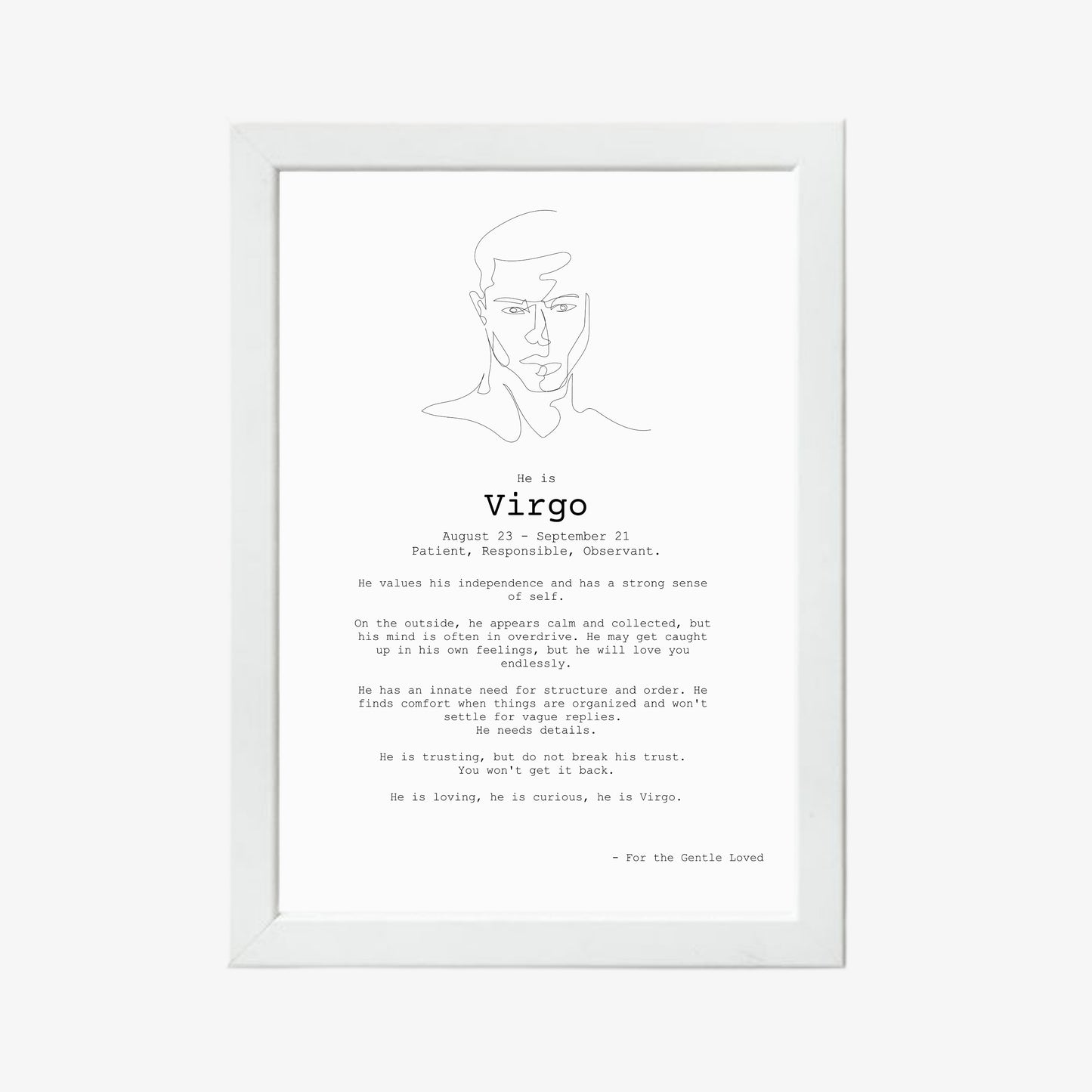 He Is Virgo